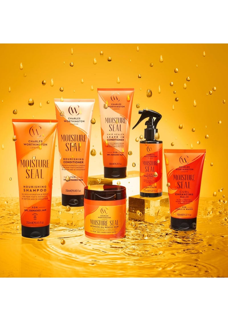 CHARLES WORTHINGTON Moisture Seal Nourishing Shampoo Coconut Argan and Macadamia Oils Salon Shampoo for Deep Moisture 250 ml  - Image 4
