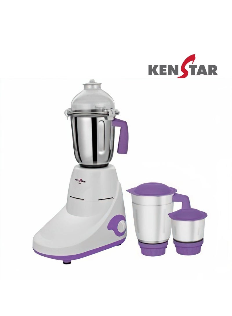 KENSTAR Kenstar Mixer Grinder with Powerplus Hybrid Motor and 3 Multi Function Stainless Steel Jars 750W  - Image 1