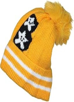 Generic Generic Girls EPC-101 Cap, Yellow White, L 