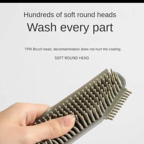 MVM Enterprise 3 in 1 Kitchen Bathroom Silicone Door Gap Cleaning Brush Floor Window Cleaning Tool Multi-Functional Gap Cleaning Brush Cleaner (1Pcs) - Image 4