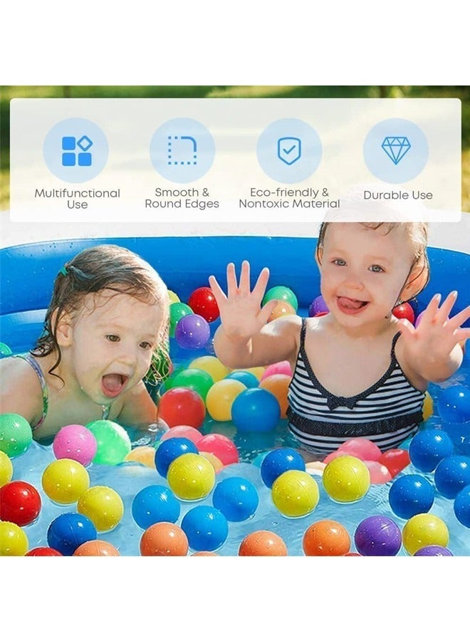 Beauenty Inflatable Swimming Pool With Pump, Full-Sized Thickened Blow-Up Pool For Kids Adults, BPA-Free Kiddie Pools For Family Garden, Backyard, Summer Water Party, Indoor Outdoor,Lawn (210 * 135 * 55CM) - Image 5