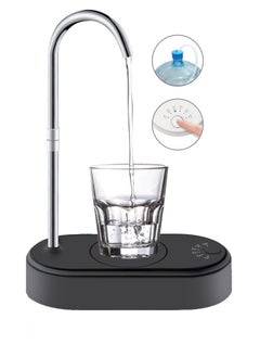Generic Desktop Water Bottle Dispenser, 6 Levels Table Top Water Discharge, Portable USB Charging for 5 Gallon Bottles and Universal Bottles Black  - Image 1
