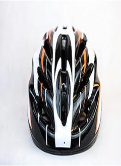 Generic Generic Road sports cycling helmet - white; orange and black 