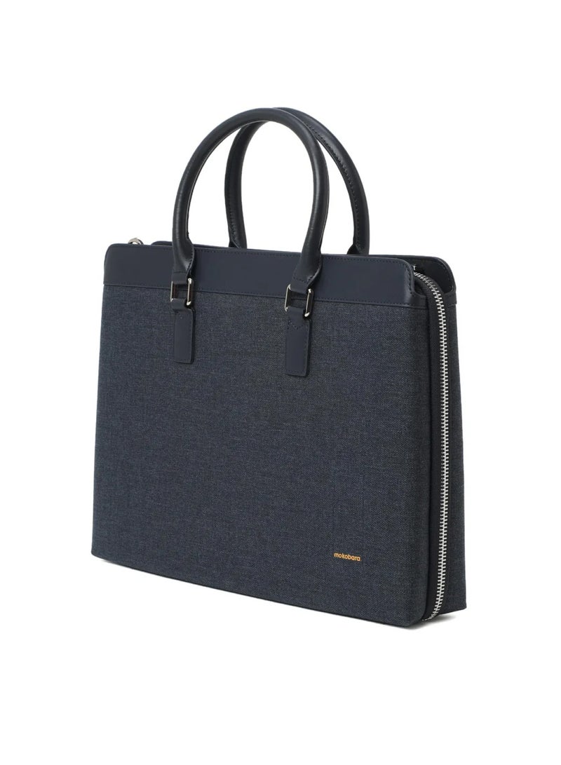 Mokobara The Briefcase Pro - 15.6" Laptop Messenger Bag for Men & Women (Tailored Blue) - Image 1