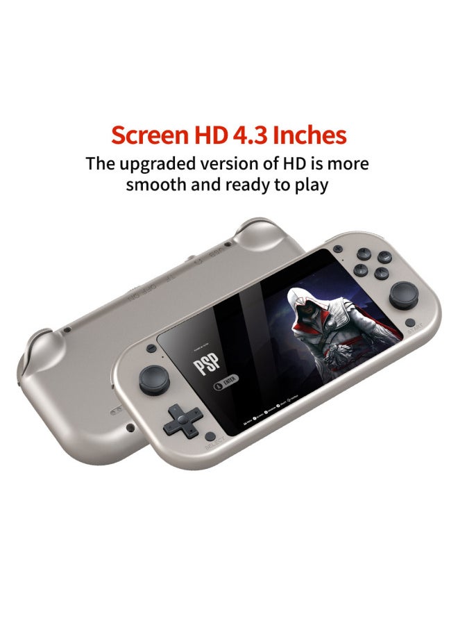 Generic - M17 Handheld Game Machine 4.3 "4K HD 3D Large Screen Retro Nostalgic PSP Arcade Game Machine Cross-border-Model:M17【64gb】(without Card) - Image 1
