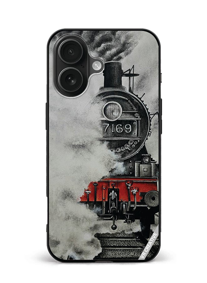 Protective Case Cover For Apple iPhone 16 Plus Harry Potter Train Design Multicolour