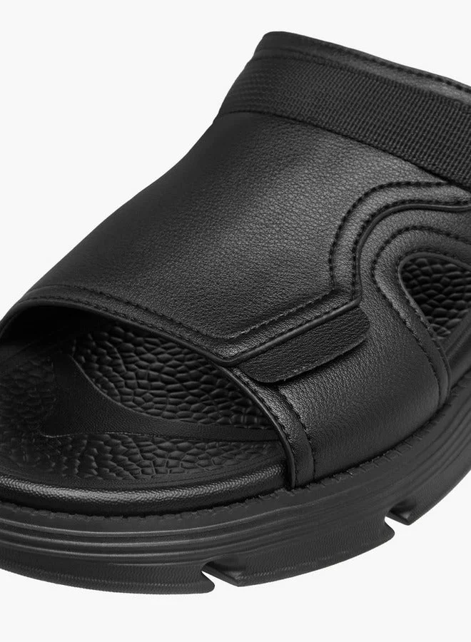 Le Confort Black Men Slip-On Comfort Sandals for Men | Best Price UAE