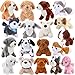 Aoriher 18 Pcs Mini Plush Dogs Bulk Dog Puppy Stuffed Animals Small Stuffed Dogs Assorted Cute Soft Dog Puppy Doll for Hers Puppy Birthday Party Favor Gifts - Image 2