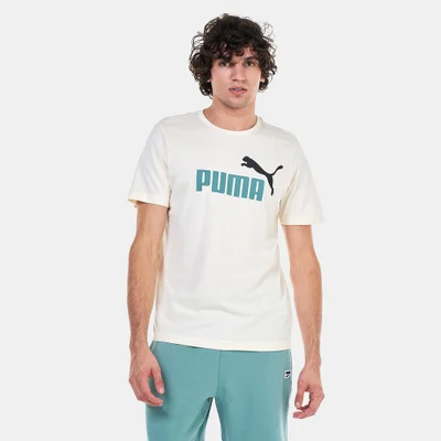 PUMA Men's Essentials+ 2 Colour Logo T-Shirt