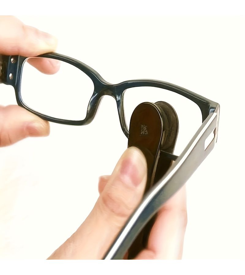 7pcs Portable Mini Eyeglasses Cleaning Brush Set Random Colors Microfiber Fashion Glasses - Image 4