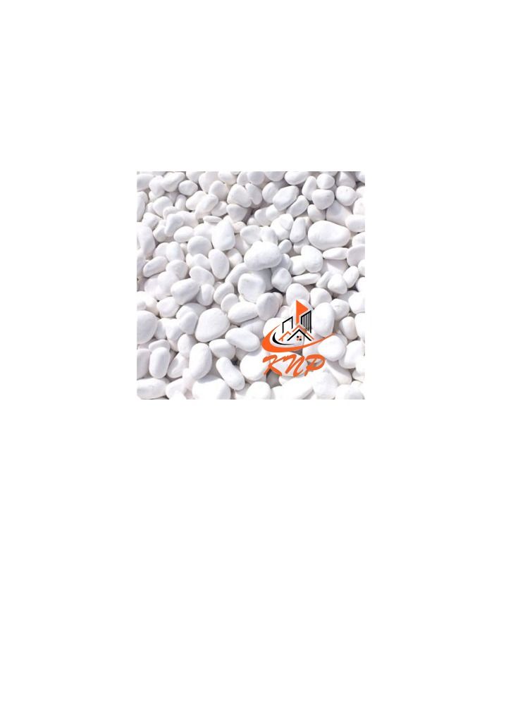 KNP Snow White Pebbles 20KG Bag 2-4 cm - Image 3