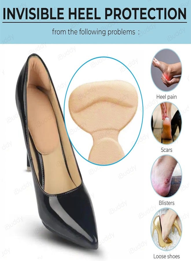 FEXMY Shoe Bite Protector & Gel Insoles | Foot Care Cushion Pads for Men & Women | Self-Adhesive Heel Grips, Shoe Tape, Arch & Heel Support | Prevent Blisters, Cuts | Comfort & Pain Relief Insoles (Black, Large) - Image 2