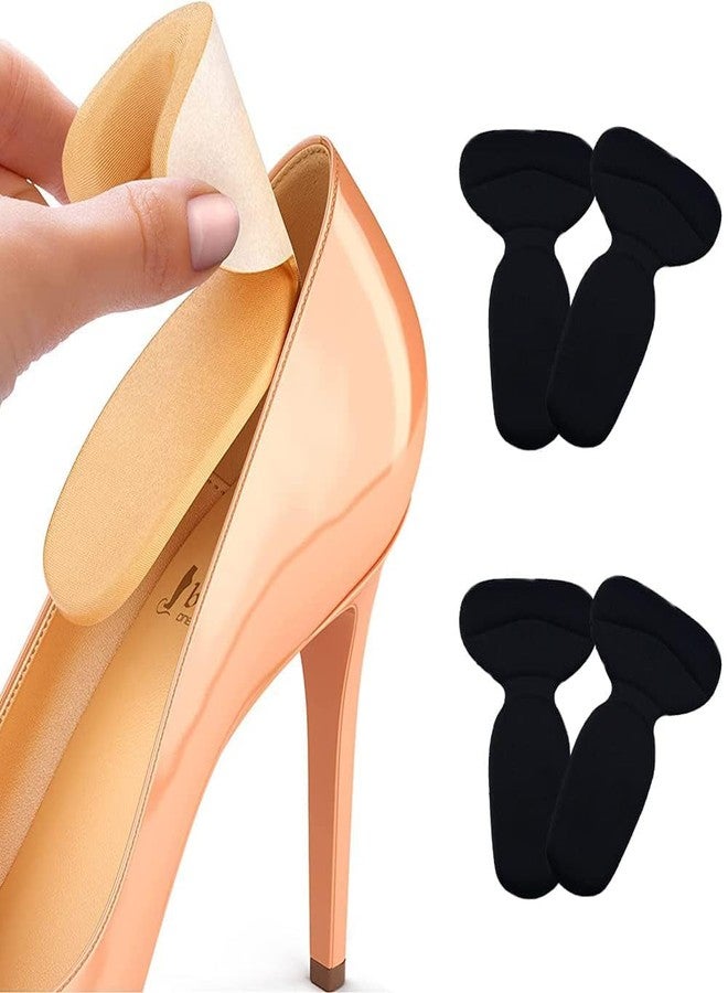 FEXMY Shoe Bite Protector & Gel Insoles | Foot Care Cushion Pads for Men & Women | Self-Adhesive Heel Grips, Shoe Tape, Arch & Heel Support | Prevent Blisters, Cuts | Comfort & Pain Relief Insoles (Black, Large) - Image 1