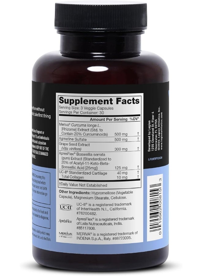 LEGION Fortify Joint Support - All-Natural Supplement for Joint Pain Relief - Image 3