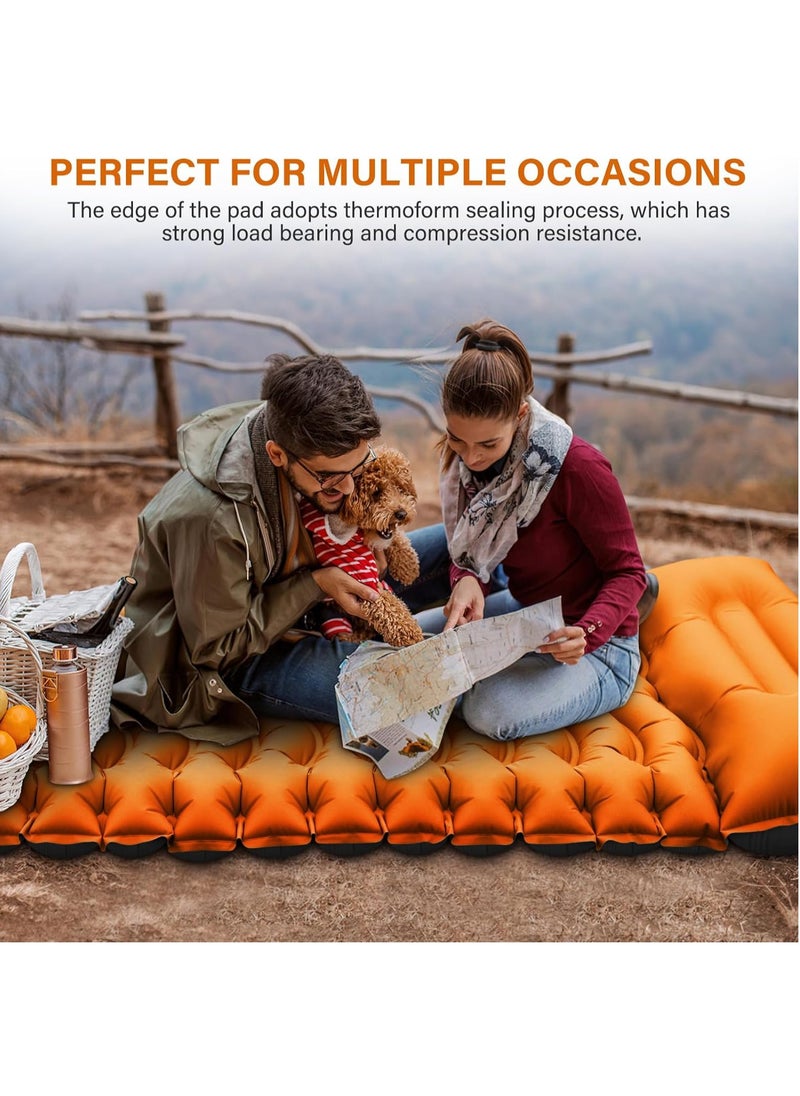 Joyelink Camping Sleeping Pad-with Built-in Foot Pump,Inflatable Camping Pad,Durable Waterproof Camping Mattress,Portable Compact Sleeping Pad for Camping,Backpacking,Traveling,Hiking  - Image 5