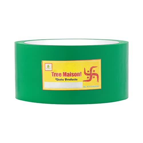 TREE MAISON CORONATING HOMES Vastu Green Tape |Size - 2 Inch | Length- 20 Meter (Approx) | Vastu Tape Remedy for Toilet | Vastu Tape for Main Door Entrance | Pack of 1 - Image 1
