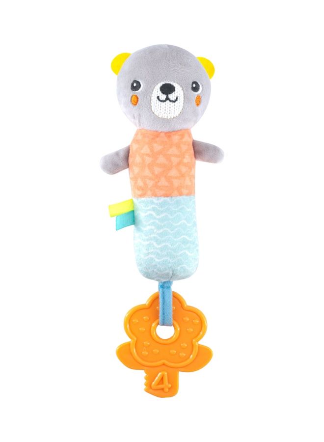 Moon Jungle friends Soft Rattle Toy - Bear - Image 1