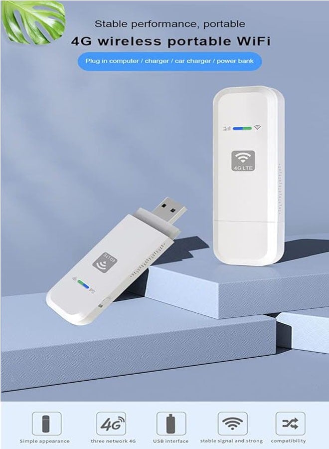 general 4G LTE USB wireless router with SIM card slot, high-speed portable mini WiFi hotspot device - Image 2