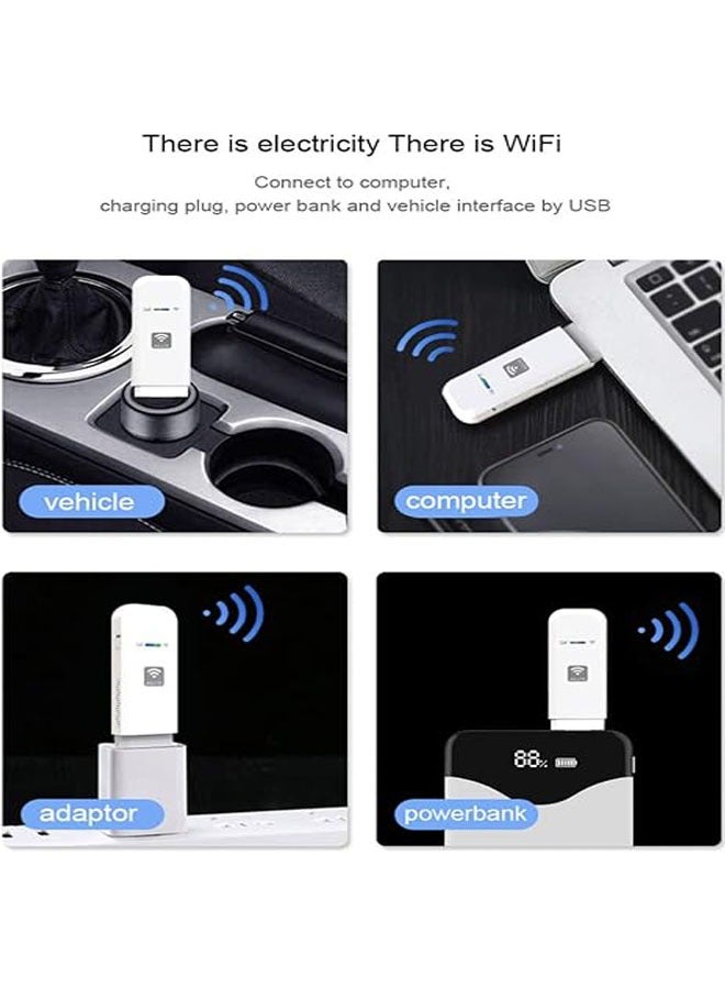 general 4G LTE USB wireless router with SIM card slot, high-speed portable mini WiFi hotspot device - Image 3