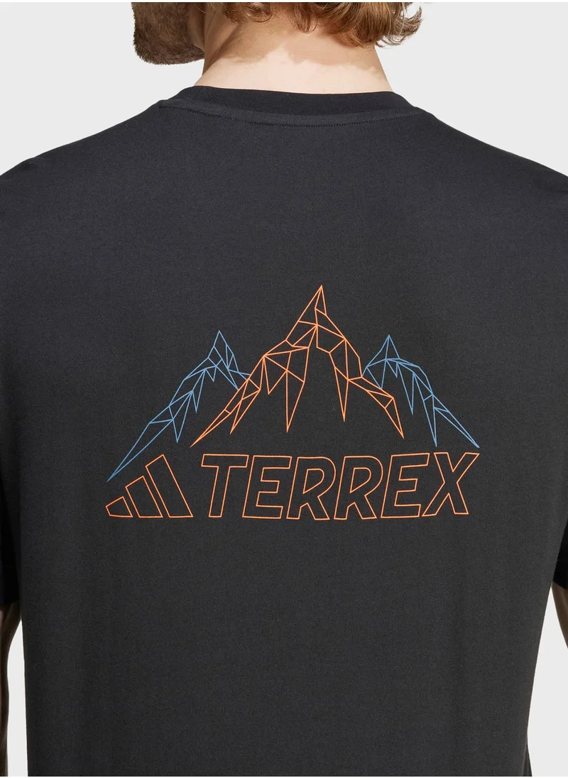 Adidas Terregraphic Mountain T-Shirt