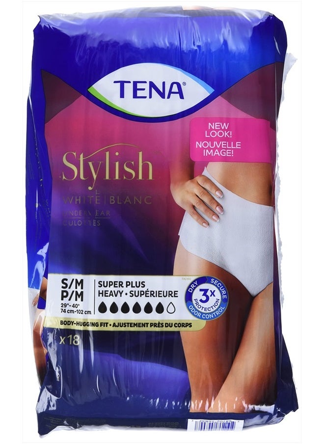 Tena Tena Incontinence Underwear for Women, Super Plus Absorbency, Small/Medium, 18 Count  - Image 2