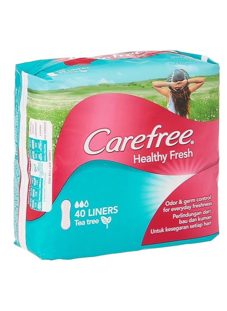 Carefree Carefree Healthy Fresh Tea Tree Panty Liners  - Image 1