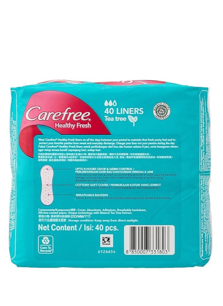 Carefree Carefree Healthy Fresh Tea Tree Panty Liners  - Image 3