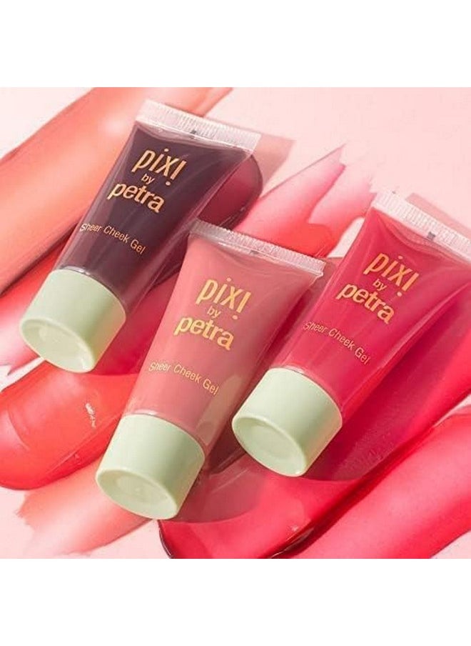 pixi - Beauty Sheer Cheek Gel Flushed ; Gel Blush For A Sheer Flush Of Colour ; Oil Free & Fragrance Free Hydrating Liquid Blush ; 0.45 Fl Oz - Image 1
