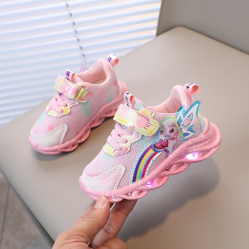 Mesh Sneakers Lightweight Flexible Sole Walking Shoes For Kids Indoor And Outdoor Activities - Image 4