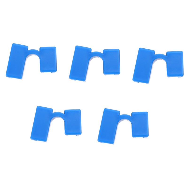 Reusable Chopstick Helpers For Beginners Easy Install Plastic Clips Blue 5 Pieces - Image 2