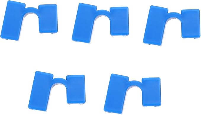 Reusable Chopstick Helpers For Beginners Easy Install Plastic Clips Blue 5 Pieces - Image 1