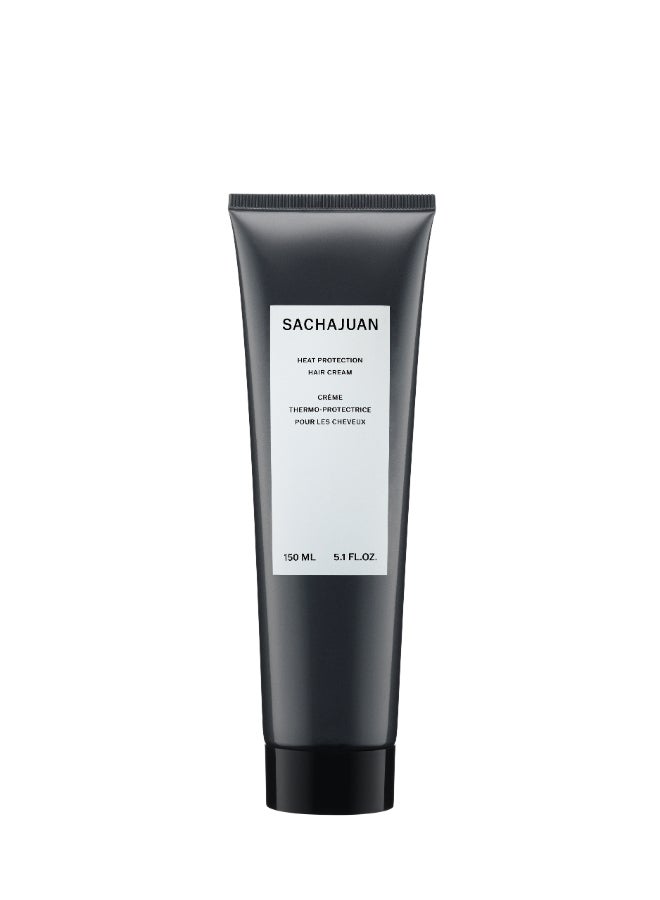 Sachajuan Heat Protection Cream 150ml – Damage Prevention for Styled Hair, Ocean Silk Technology, Heat Shield for Split End Relief 150ml - Image 1