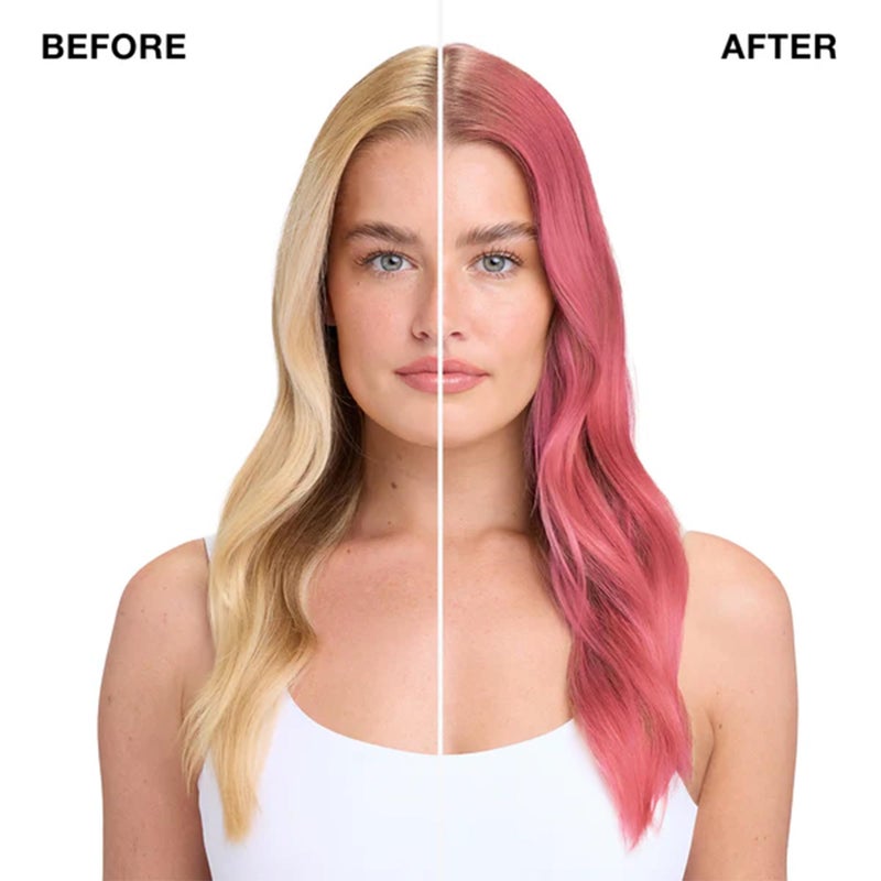 IGK Color Depositing Mask STRAWBERRY MILKSHAKE - Soft Rose Gold | Conditioning + Hydrate + Shine | Vegan + Cruelty Free | 6 Oz - Image 2