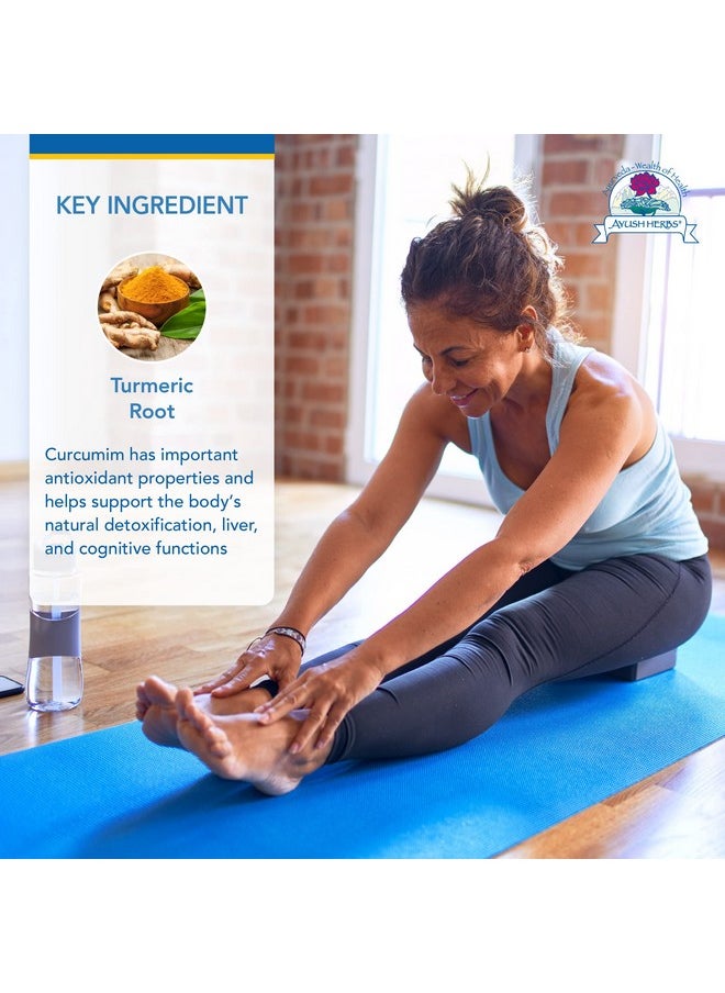 Ayush Herbs - Curcumin 97% Herbal Turmeric Supplement For Wholebody Support 90 Capsules - Image 1