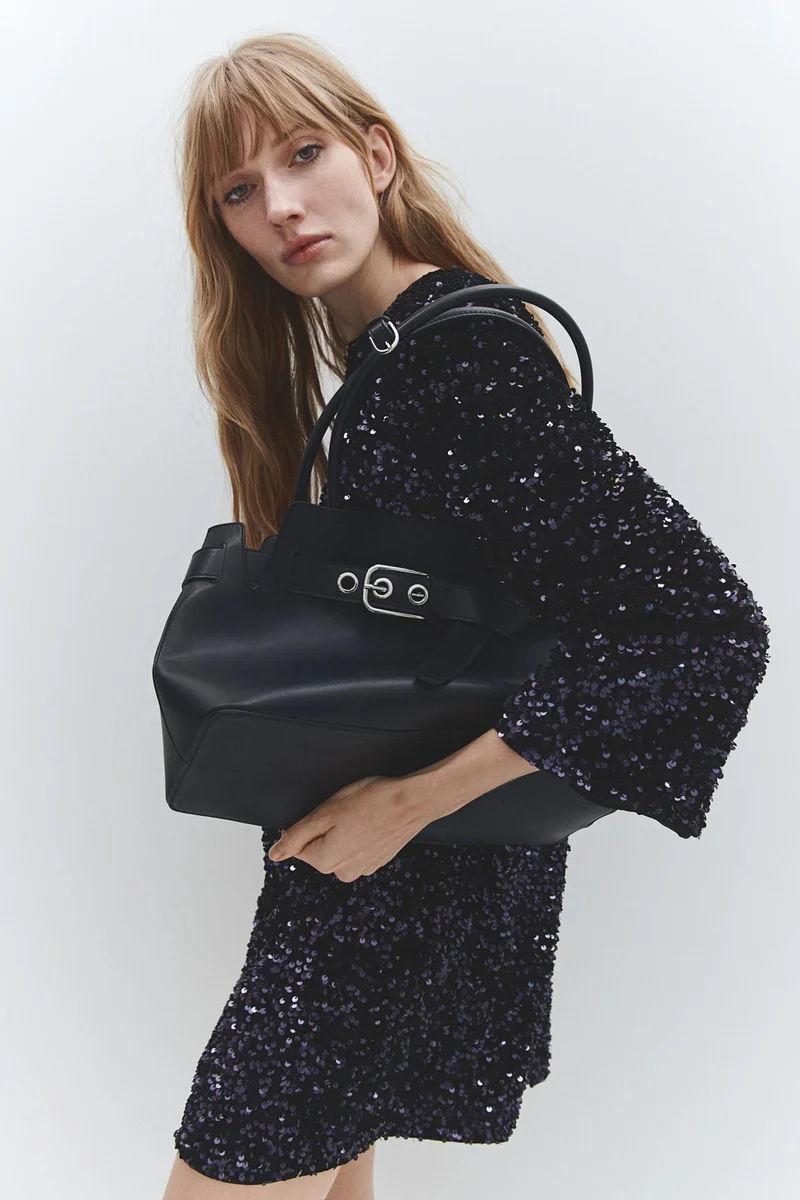 H&M Strap-Detail Tote Bag