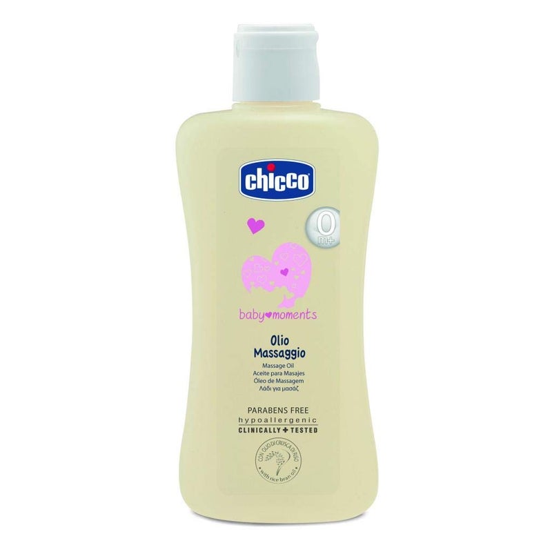 Chicco Baby Moments Massage Oil 200 ml 0M