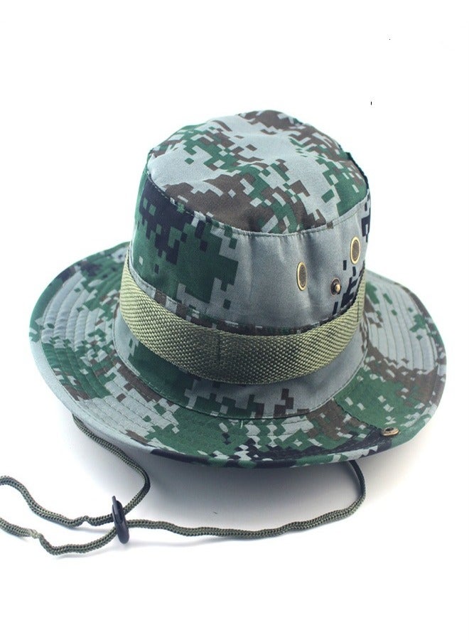 Loquat Outdoor Camping Camo Sunscreen Hat - Image 2