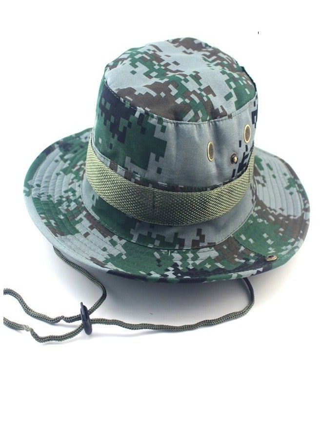 Loquat Outdoor Camping Camo Sunscreen Hat - Image 3