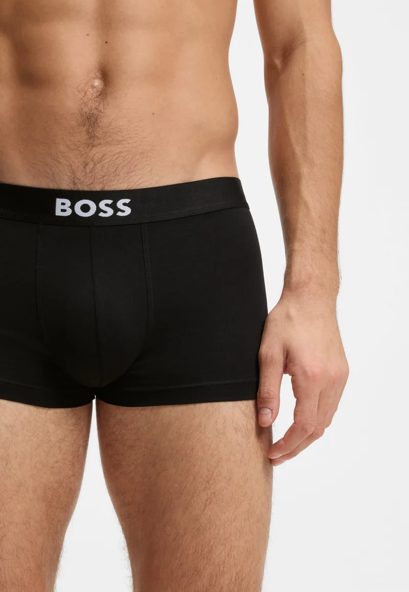 BOSS Three-pack of trunks in stretch cotton