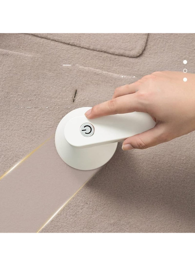 Lint Remover For Clothes Fabric Shaver for Clothing Furniture Carpet, Rechargeable Portable Sweater White  - Image 5