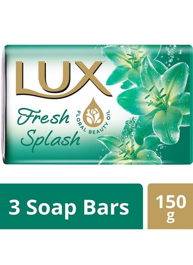 Lux - Fresh Glow Plus Lotus Vitamin C+ Mint Soap Bar 3 X 150 G - Image 1