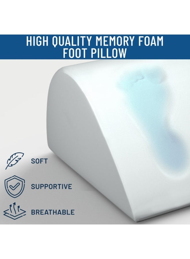 والالا مسند قدم تحت المكتب، مسند قدم قابل للتعديل من إسفنج الذاكرة، مسند قدم، وسادة تدليك للقدم، مسند دعم للساق مريح طوال اليوم للاستخدام في المكتب والألعاب - Image 2