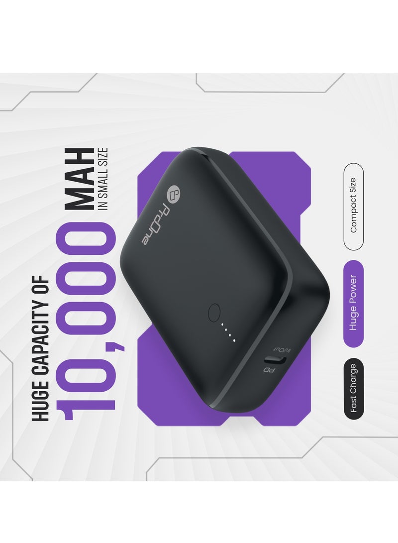 ProOne Small Lightweight 22.5W Fast Charging mini 10000mAh ProOne PPB5117 Portable Power Bank With QC3.0 & PD Charging, Compatible with iPhone, Samsung, Huawei, Xiomi, etc.  - Image 2