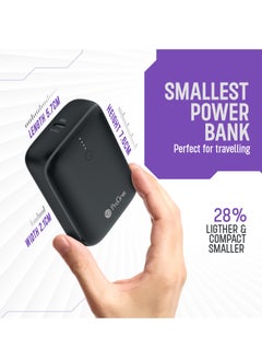 ProOne Small Lightweight 22.5W Fast Charging mini 10000mAh ProOne PPB5117 Portable Power Bank With QC3.0 & PD Charging, Compatible with iPhone, Samsung, Huawei, Xiomi, etc.  - Image 3