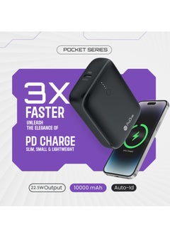 ProOne Small Lightweight 22.5W Fast Charging mini 10000mAh ProOne PPB5117 Portable Power Bank With QC3.0 & PD Charging, Compatible with iPhone, Samsung, Huawei, Xiomi, etc.  - Image 4