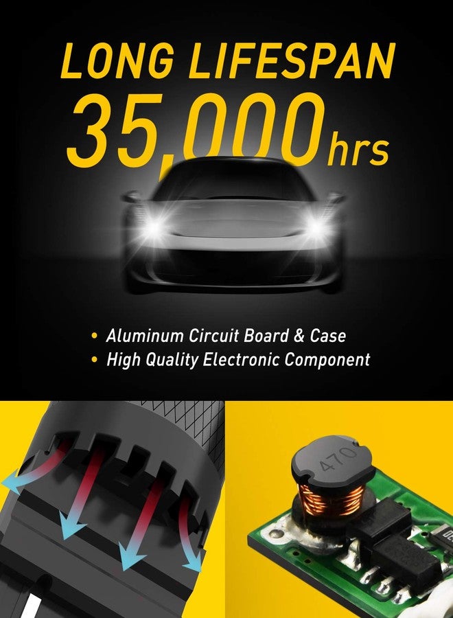 أوكسيتو مصابيح AUXITO LED ثنائية اللون أبيض وأصفر 3157 3155 3457 4157 مع شرائح بروجكتور 3030 لإشارات الانعطاف وأضواء التوقف في السيارة، (عبوة من قطعتين) - Image 5