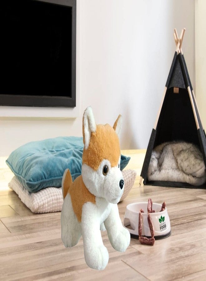 Stuff Tree Husky Dog Brown 30 cm Gift for Kids Girls Boys. - Image 2