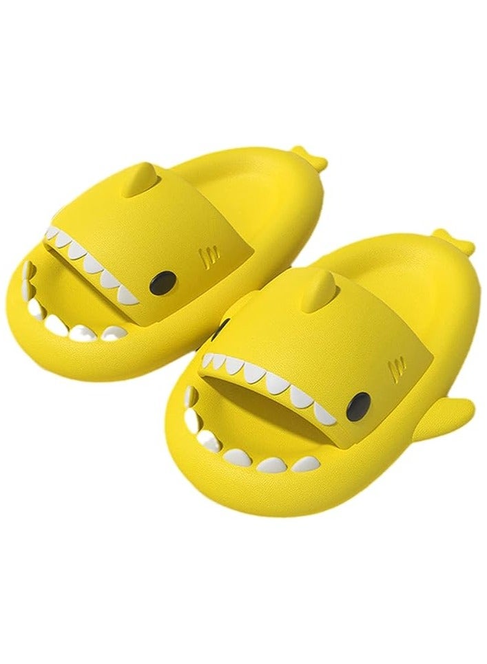 YOMA Shark Slippers Non-Slip Flat for Adult and kids Sandals Soft and Comfortable Slippers for Outdoors or Indoors  - Image 1