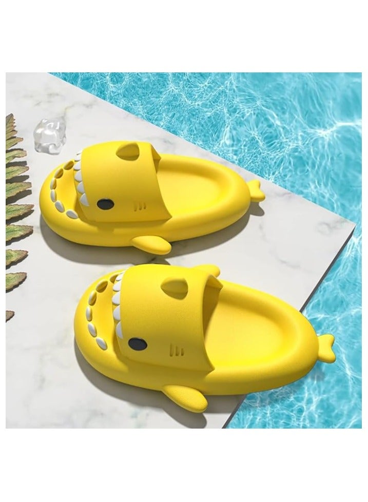 YOMA Shark Slippers Non-Slip Flat for Adult and kids Sandals Soft and Comfortable Slippers for Outdoors or Indoors  - Image 4