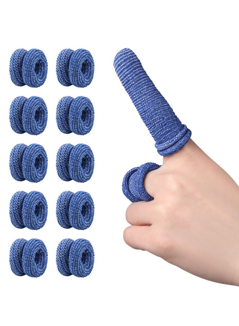 HOFEESEA 10PCS Finger Bandage Tubular Tubular Bandage Finger Bobs Cots Buddies Blue Dressings  for Finger Sprains  Swelling - Image 1